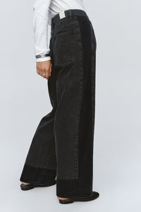 Border Jean - Black/Black Washed-MARLE-P&amp;K The General Store
