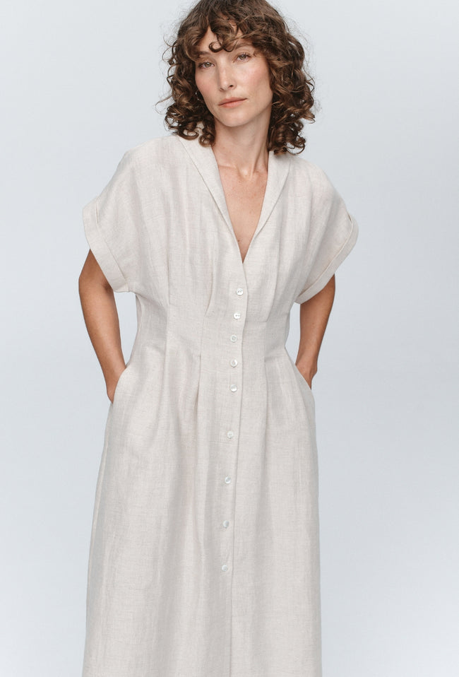 Swan Dress - Birch-MARLE-P&amp;K The General Store