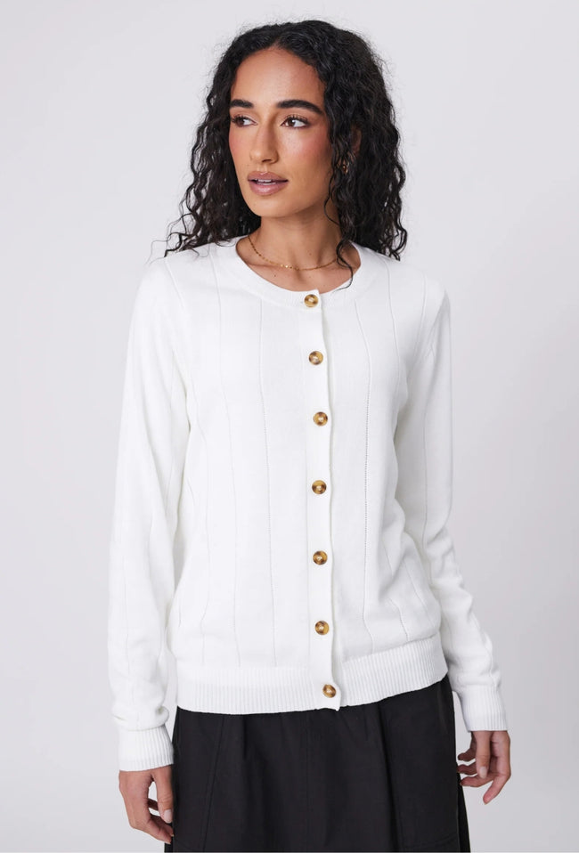 Ember Cardigan - Chalk-MARLOW-P&amp;K The General Store