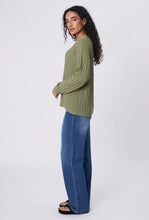 Load image into Gallery viewer, Evergreen Knit Crew - Laurel-MARLOW-P&amp;K The General Store
