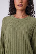 Load image into Gallery viewer, Evergreen Knit Crew - Laurel-MARLOW-P&amp;K The General Store
