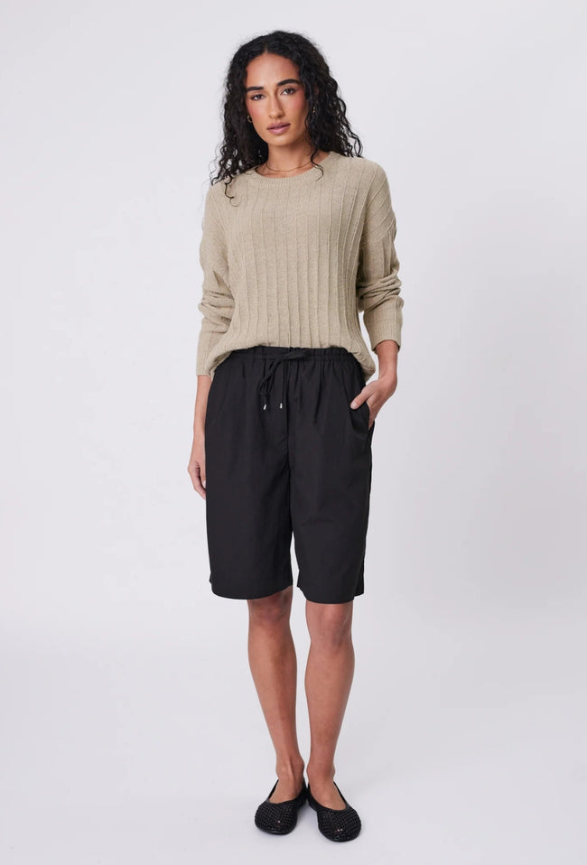 Evergreen Knit Crew - Oat-MARLOW-P&amp;K The General Store