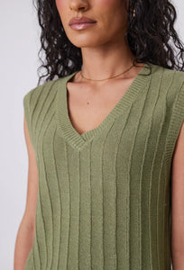 Evergreen Knit Vest - Laurel-MARLOW-P&amp;K The General Store