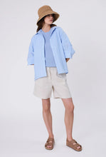 Load image into Gallery viewer, Wisp Knit Tee - Smoke Blue
