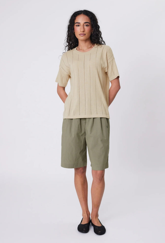 Ember Knit Tee - Humus-MARLOW-P&amp;K The General Store