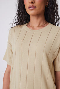 Ember Knit Tee - Humus-MARLOW-P&amp;K The General Store