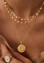 Load image into Gallery viewer, Coin Choker - 18KT Yellow Gold Plate-Murkani-P&amp;K The General Store
