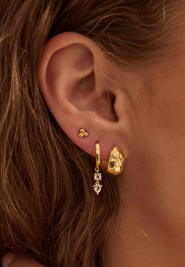 Dew Huggies - 18KT Yellow Gold Plate-Murkani-P&amp;K The General Store