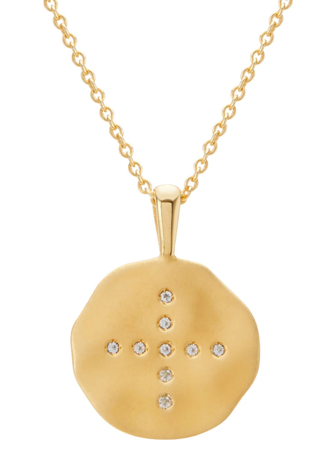Halcyon Pendant Necklace - 18KT Yellow Gold Plate-Murkani-P&amp;K The General Store