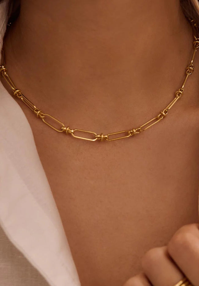 Legacy Choker - 18KT Yellow Gold Plate-Murkani-P&amp;K The General Store
