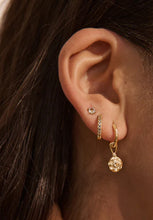 Load image into Gallery viewer, Night Sky Huggies - 18KT Yellow Gold Plate-Murkani-P&amp;K The General Store
