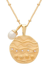 Load image into Gallery viewer, Ocean Dreamer Pendant Necklace - 18KT Yellow Gold Plate-Murkani-P&amp;K The General Store
