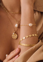 Load image into Gallery viewer, Ocean Dreamer Pendant Necklace - 18KT Yellow Gold Plate-Murkani-P&amp;K The General Store
