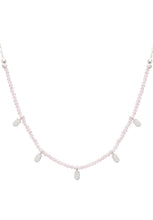 Load image into Gallery viewer, Rose Quartz Choker - Sterling Silver-Murkani-P&amp;K The General Store

