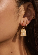 Load image into Gallery viewer, Rainbow Spirit Hoop Earrings - 18KT Yellow Gold Plate-Murkani-P&amp;K The General Store

