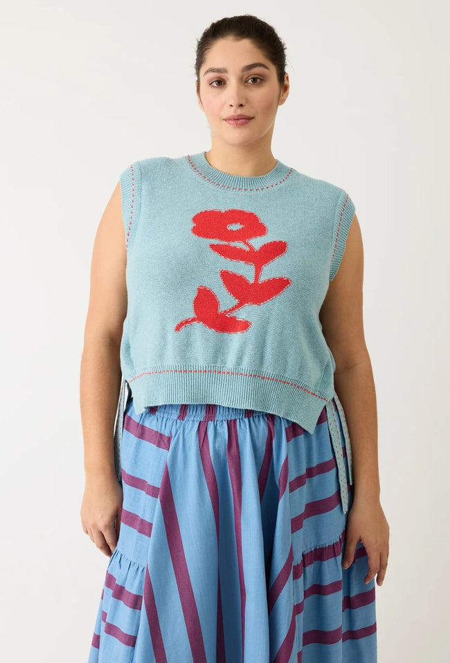 Aria Vest - Flower-NANCY BIRD-P&amp;K The General Store