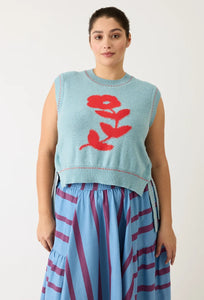 Aria Vest - Flower-NANCY BIRD-P&amp;K The General Store