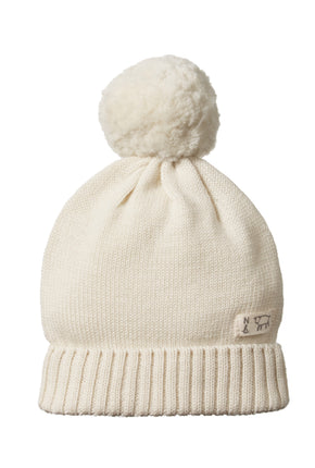 Alpine Pom Pom Beanie - Natural-NATURE BABY-P&amp;K The General Store