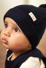 Load image into Gallery viewer, Alpine Pom Pom Beanie - (Navy)-NATURE BABY-P&amp;K The General Store
