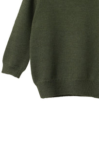 Merino Knit Pullover - Thyme-NATURE BABY-P&amp;K The General Store