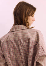Load image into Gallery viewer, Billie Shirt - Tan Stripe-PHARLAIN-P&amp;K The General Store
