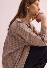 Load image into Gallery viewer, Billie Shirt - Tan Stripe-PHARLAIN-P&amp;K The General Store
