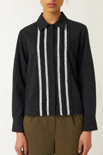 Load image into Gallery viewer, Pintucked Shirt - Black-SYLVESTER-P&amp;K The General Store
