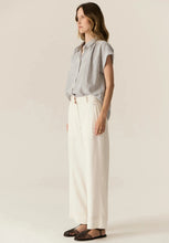 Load image into Gallery viewer, Vera Cap Sleeve - Blue Stripe-POL-P&amp;K The General Store
