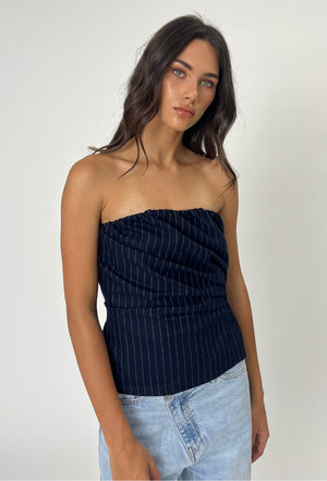 Everley Bodice - Midnight Stripe-REMAIN-P&amp;K The General Store