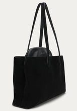 Load image into Gallery viewer, Mr Vault Tote - Black Suede-DEADLY PONIES-P&amp;K The General Store
