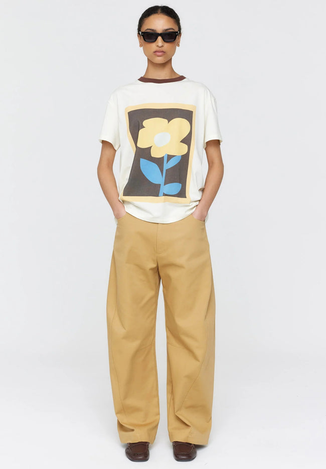 Aidan Tee - Ivory + Brown-RICOCHET-P&amp;K The General Store