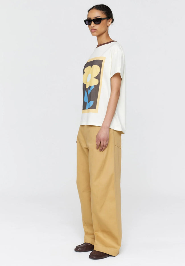 Aidan Tee - Ivory + Brown-RICOCHET-P&amp;K The General Store