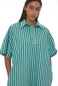 Holger Shirt - Grass Green + Light Blue-RICOCHET-P&amp;K The General Store