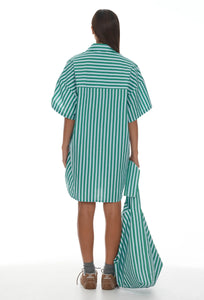 Holger Shirt - Grass Green + Light Blue-RICOCHET-P&amp;K The General Store