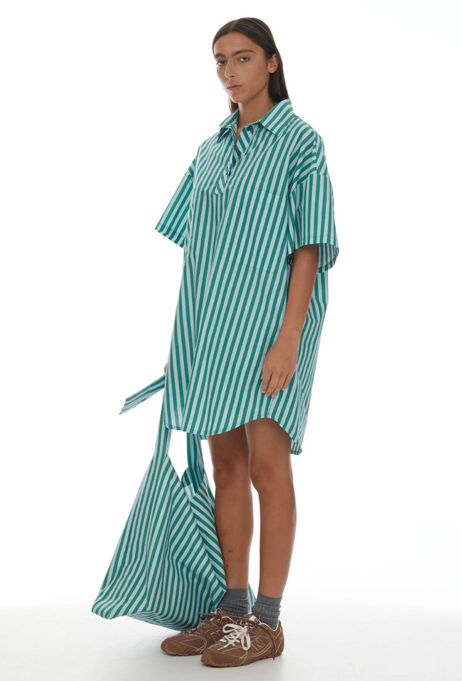 Holger Shirt - Grass Green + Light Blue-RICOCHET-P&amp;K The General Store