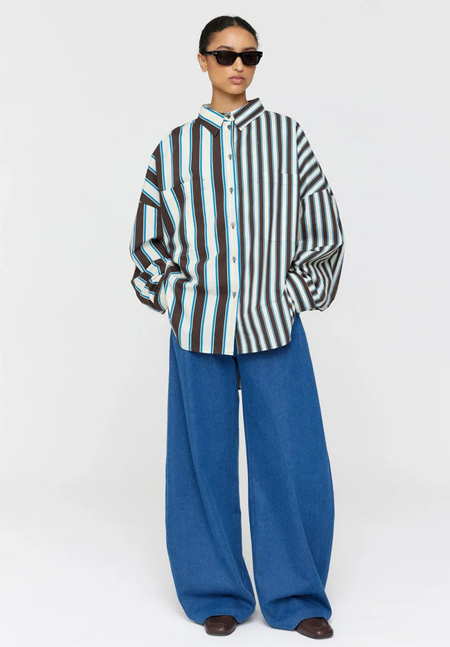 Marin Shirt - Combo Stripe-RICOCHET-P&amp;K The General Store