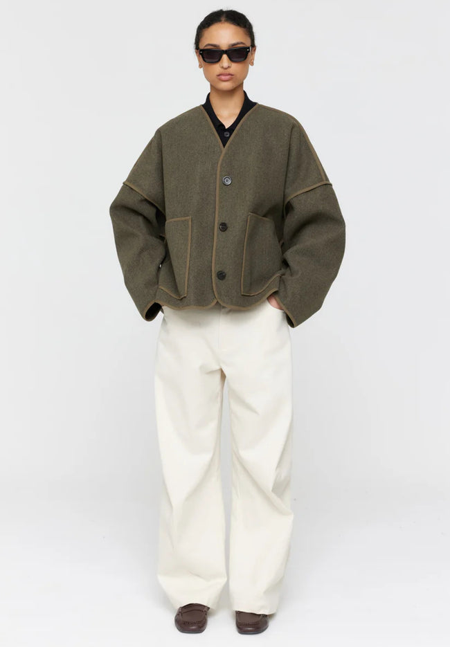 Fionn Jacket - Truffle-RICOCHET-P&amp;K The General Store