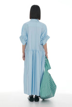 Load image into Gallery viewer, Joni Shirt Dress - Light Blue-RICOCHET-P&amp;K The General Store
