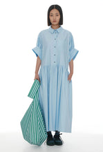 Load image into Gallery viewer, Joni Shirt Dress - Light Blue-RICOCHET-P&amp;K The General Store
