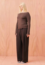 Load image into Gallery viewer, Emma Knit L/S - Java Blue Stripe-RUBY-P&amp;K The General Store

