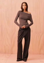 Load image into Gallery viewer, Emma Knit L/S - Java Blue Stripe-RUBY-P&amp;K The General Store
