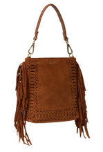 Load image into Gallery viewer, Coco Mini Bag Tan Suede + Fringe-SABEN-P&amp;K The General Store
