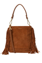 Load image into Gallery viewer, Coco Mini Bag Tan Suede + Fringe-SABEN-P&amp;K The General Store
