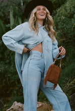 Load image into Gallery viewer, Coco Mini Bag Tan Suede + Fringe-SABEN-P&amp;K The General Store
