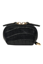 Load image into Gallery viewer, Tarin Airpod Pouch - Black Croc-SABEN-P&amp;K The General Store
