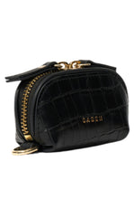 Load image into Gallery viewer, Tarin Airpod Pouch - Black Croc-SABEN-P&amp;K The General Store
