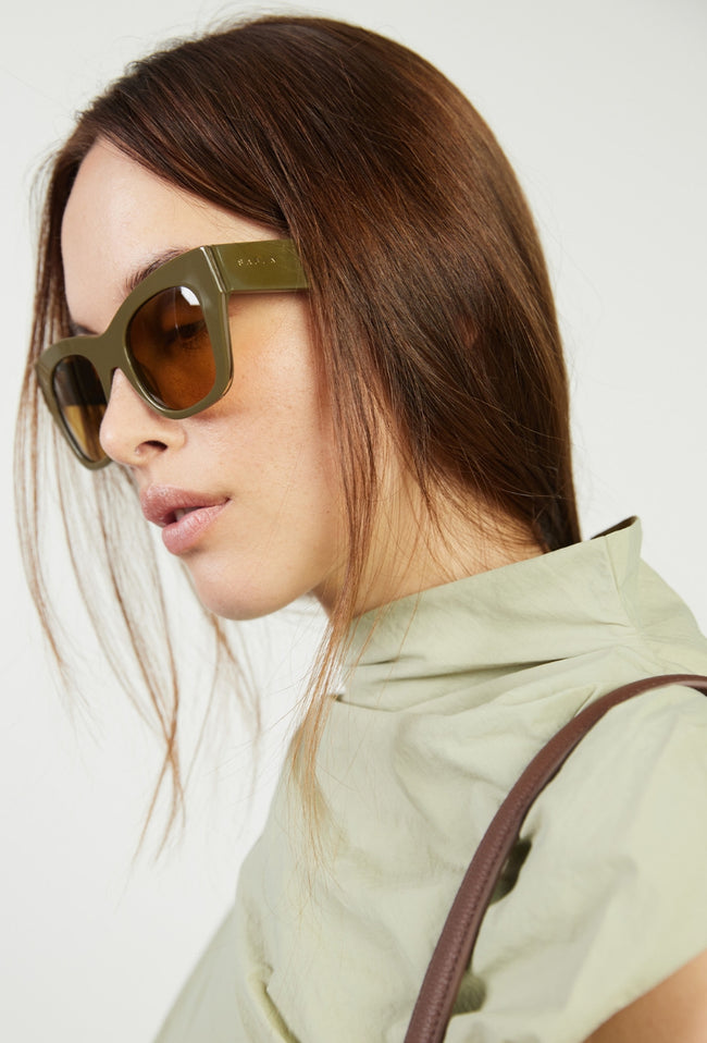 Sunglasses - Sloan Olive-SABEN-P&amp;K The General Store
