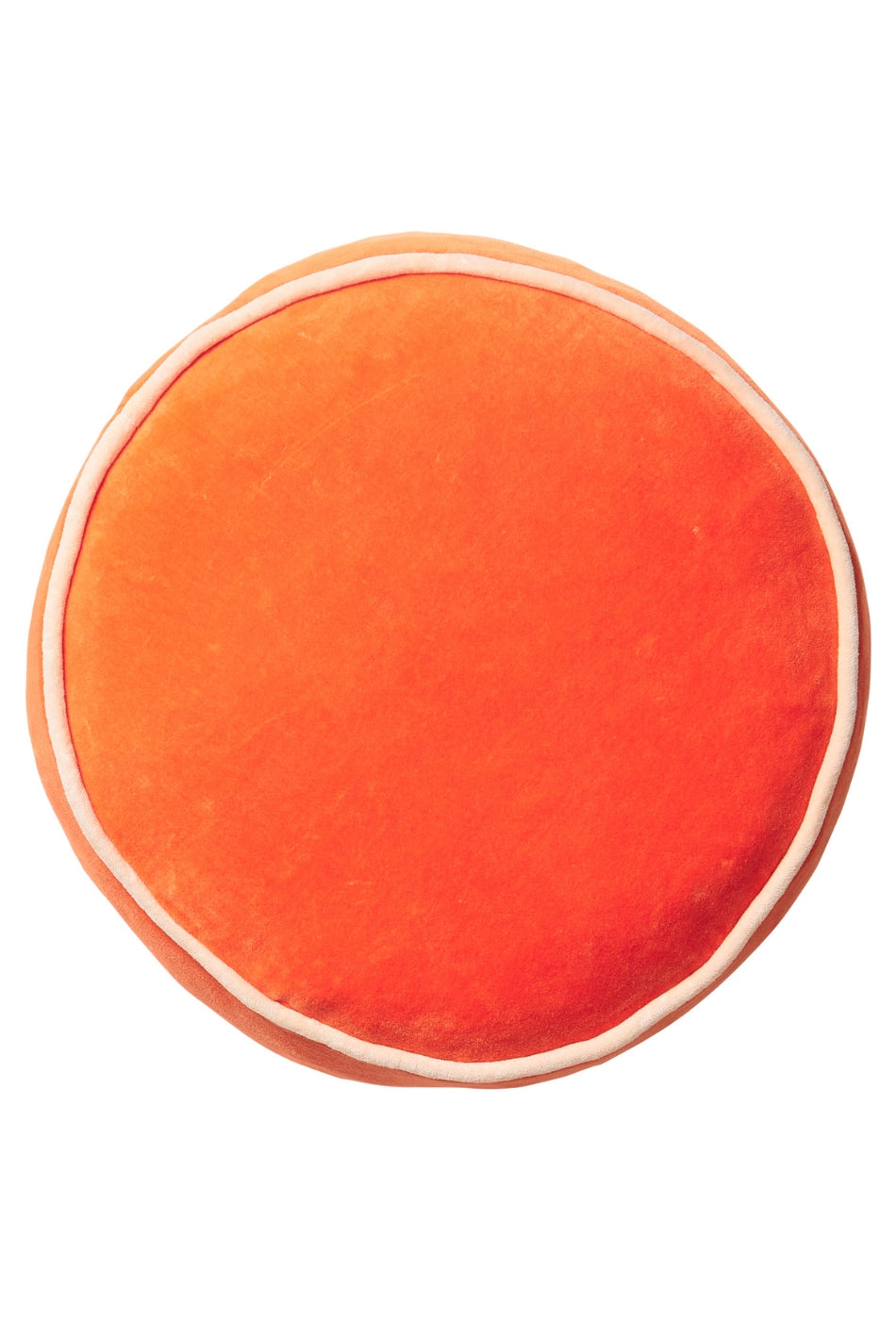 Castilo Round Velvet Cushion - Aperol-SAGE AND CLARE-P&K The General Store
