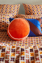 Load image into Gallery viewer, Castilo Round Velvet Cushion - Aperol-SAGE AND CLARE-P&amp;K The General Store
