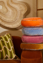 Load image into Gallery viewer, Castilo Round Velvet Cushion - Ginger-SAGE AND CLARE-P&amp;K The General Store
